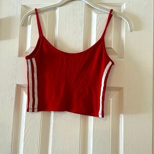 Brandy Melville, Spaghetti strap crop top adorable red top